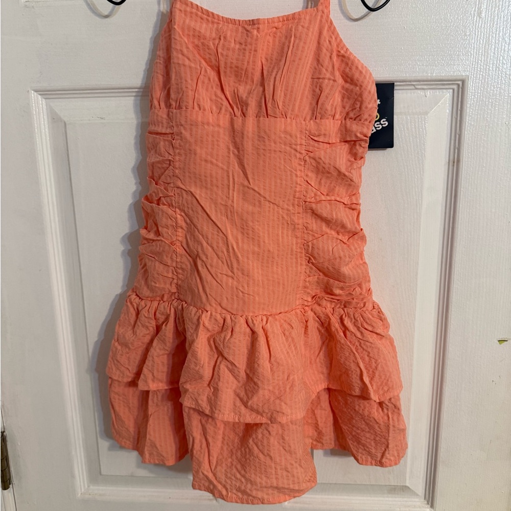 Art Class Orange Casual Dress